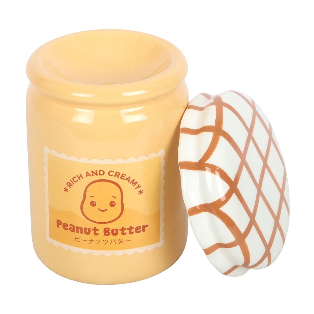 Something Different - Peanut Butter Jar and Wax Warmer Oil burner - Yellow